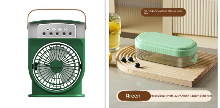 8394351e-6467-4189-8e2f-62249c9e8503.jpg Portable USB Air Conditioner Cooling Fan With 5 Sprays 7 Color Light 600ML Water Tank Spray Mist Air Cooler Humidifiers - Image 5