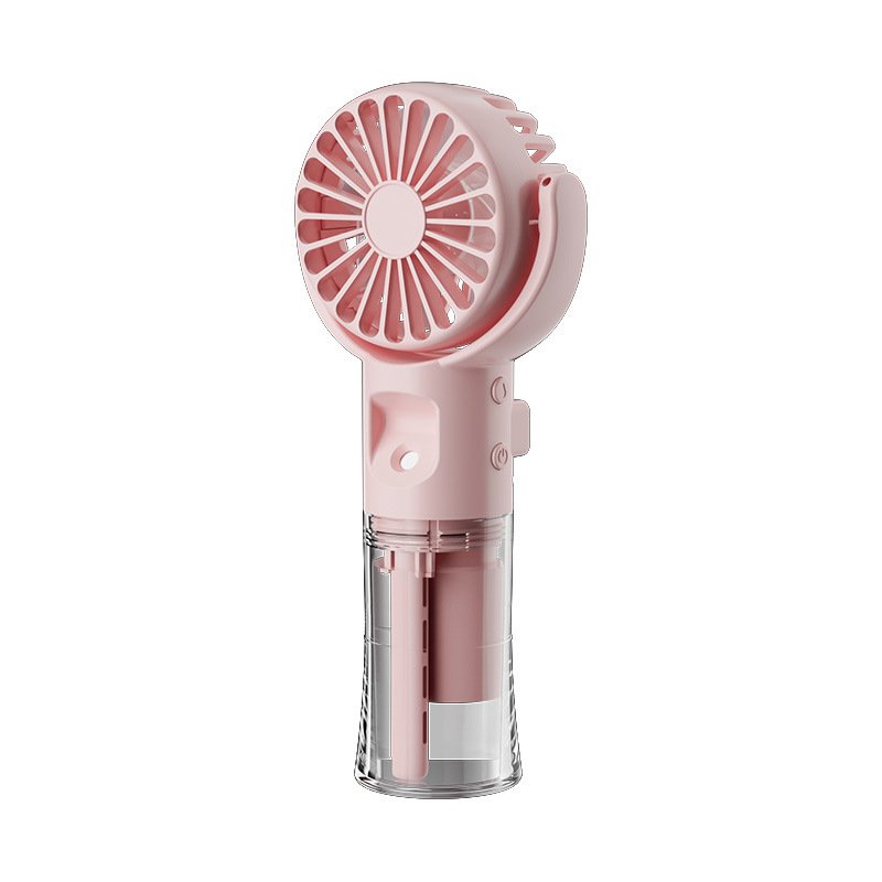 bbe8a66b-ee6d-4770-a7b6-5de7f6a7ad5c.jpg Portable Handheld Spray Fan 4-Speed Water Spray Mist Fan Summer Cooling Artifact USB Charging Summer Supplies Outdoor Mini Fan - Image 9