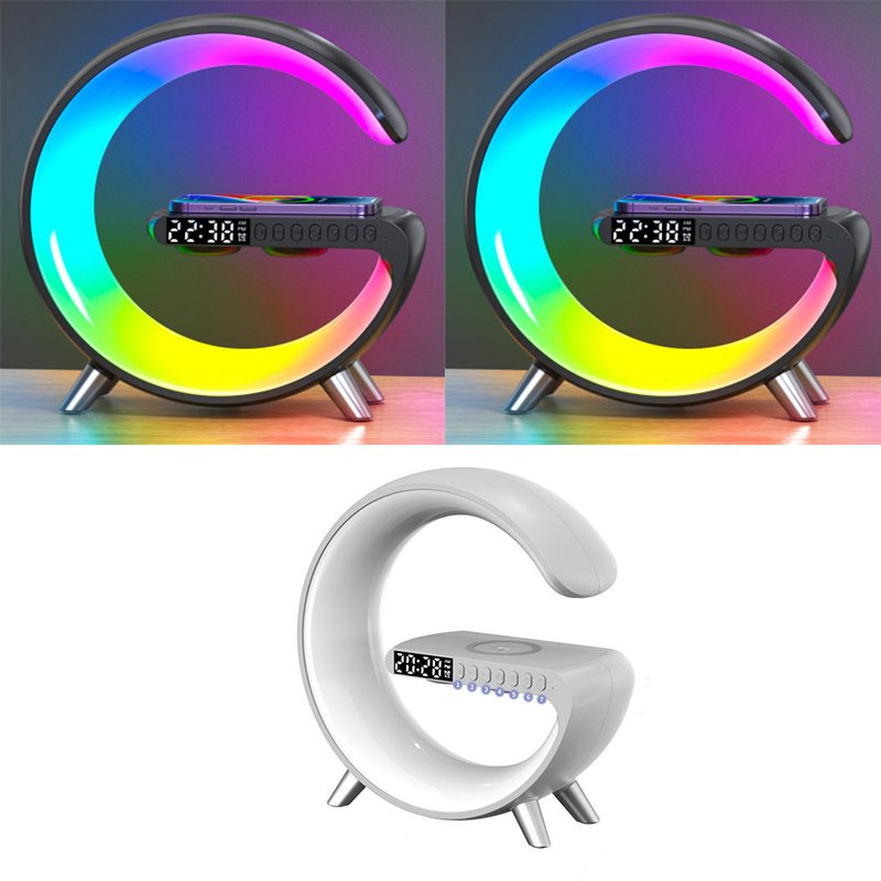 f13a6525-2aa5-468d-b48e-47f0b42f27a1.jpg New Intelligent G Shaped LED Lamp Bluetooth Speake Wireless Charger Atmosphere Lamp App Control For Bedroom Home Decor - Image 6